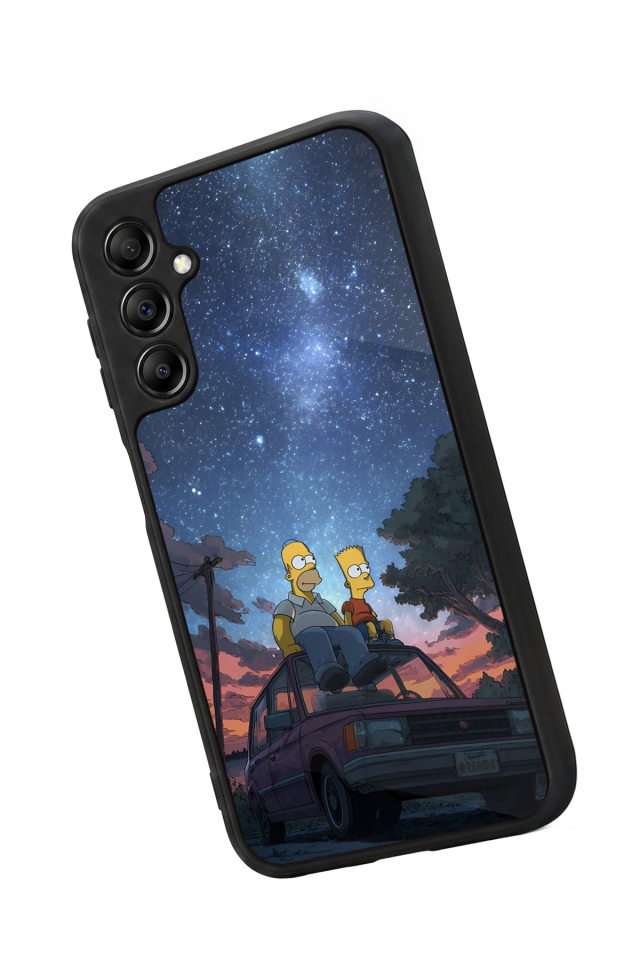 Samsung Galaxy A14 Uyumlu The Simpsons Tasarımlı Glossy Premium Kılıf