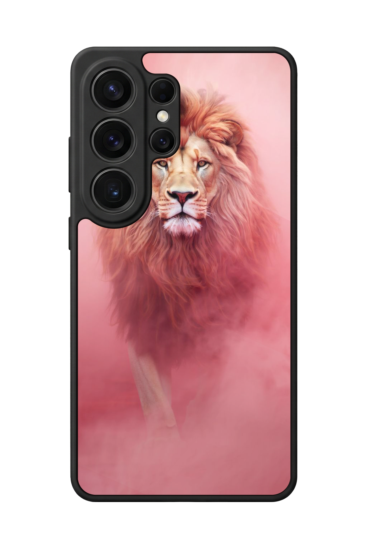 Samsung Galaxy S26 Ultra Uyumlu Aslan Tasarımlı Glossy Premium Kılıf