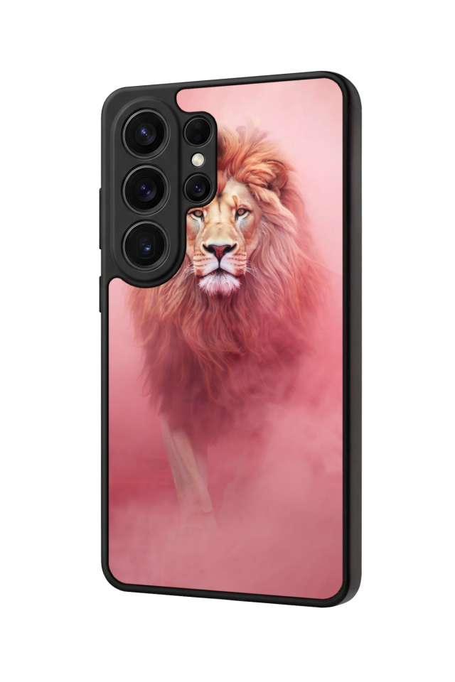 Samsung Galaxy S26 Ultra Uyumlu Aslan Tasarımlı Glossy Premium Kılıf