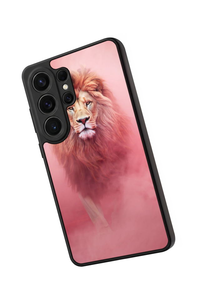 Samsung Galaxy S26 Ultra Uyumlu Aslan Tasarımlı Glossy Premium Kılıf