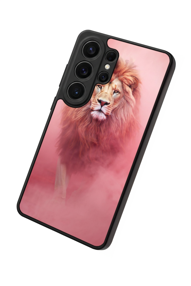 Samsung Galaxy S26 Ultra Uyumlu Aslan Tasarımlı Glossy Premium Kılıf