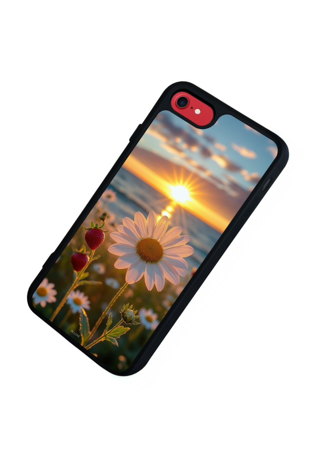 iPhone 7 Uyumlu Cicek Tasarımlı Glossy Premium Kılıf