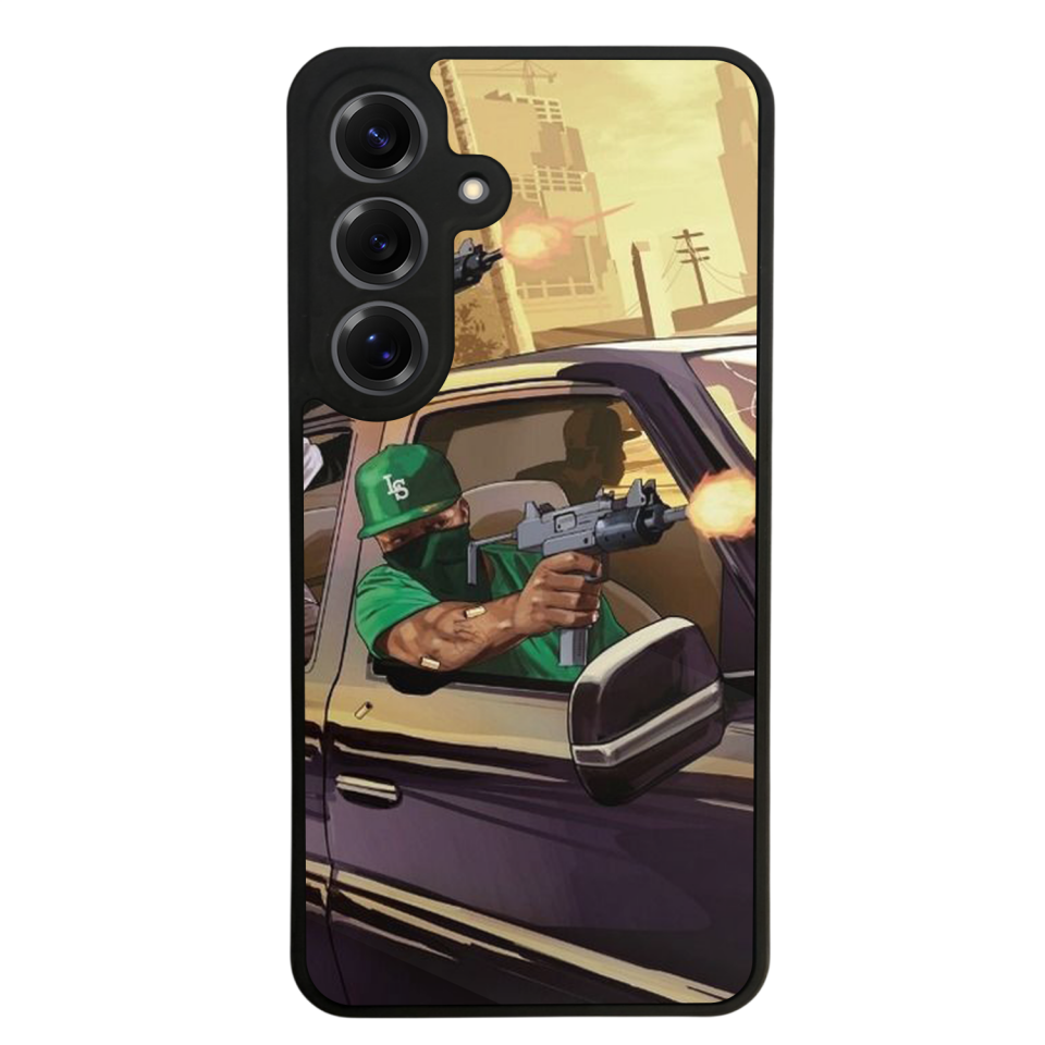 Samsung Galaxy S25 Uyumlu GTA Tasarımlı Glossy Premium Kılıf