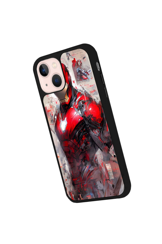 iPhone 15 Plus Uyumlu Iron Man ( Demir Adam ) Tasarımlı Glossy Premium Kılıf