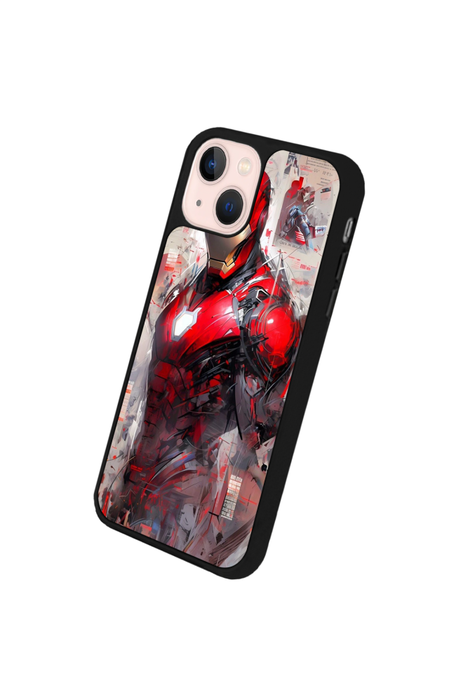 iPhone 15 Plus Uyumlu Iron Man ( Demir Adam ) Tasarımlı Glossy Premium Kılıf