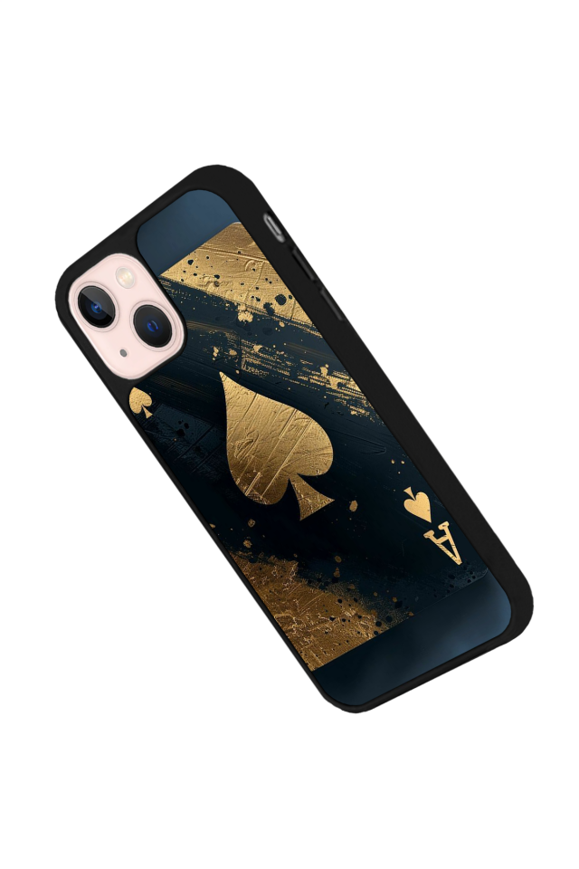 iPhone 15 Uyumlu Kart Tasarımlı Glossy Premium Kılıf