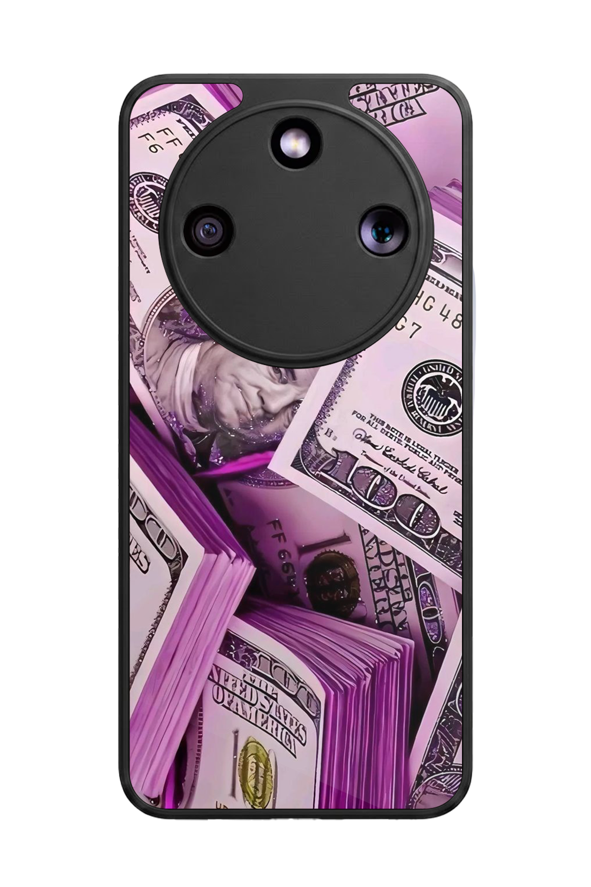 Honor Magic 8 Lite Uyumlu Money Para Tasarımlı Glossy Premium Kılıf