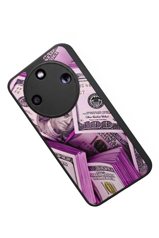 Honor Magic 8 Lite Uyumlu Money Para Tasarımlı Glossy Premium Kılıf