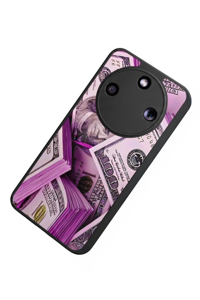 Honor Magic 8 Lite Uyumlu Money Para Tasarımlı Glossy Premium Kılıf