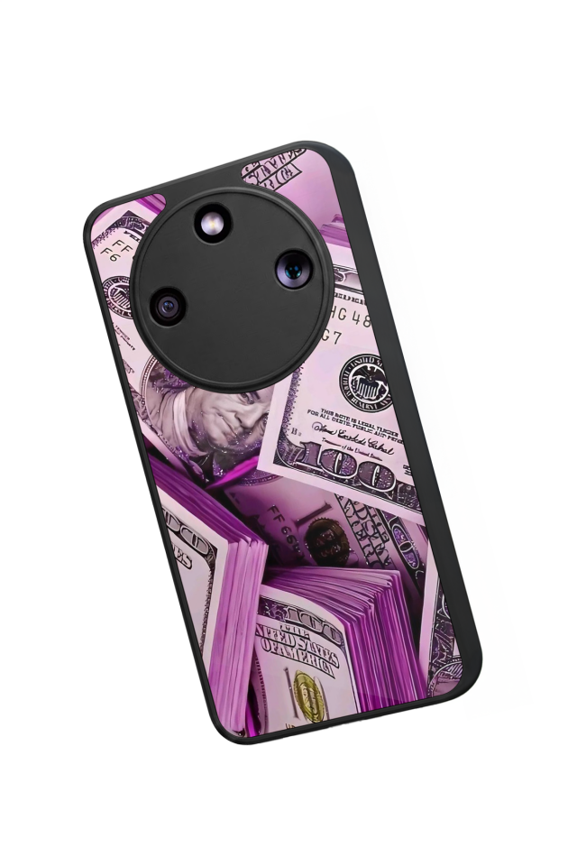 Honor Magic 8 Lite Uyumlu Money Para Tasarımlı Glossy Premium Kılıf