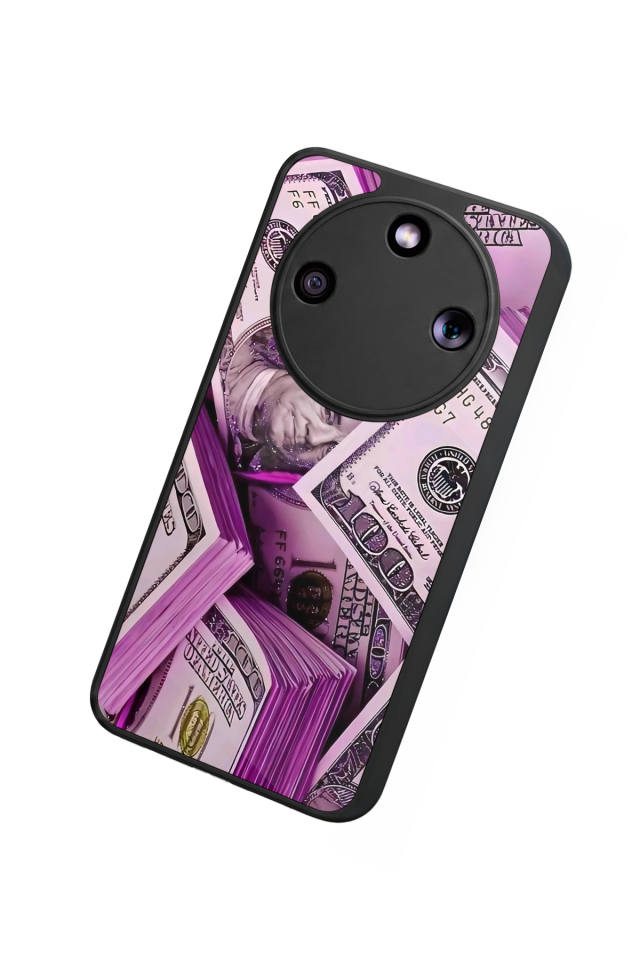 Honor Magic 8 Lite Uyumlu Money Para Tasarımlı Glossy Premium Kılıf