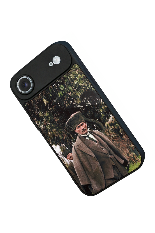 iPhone 17 Air Uyumlu Mustafa Kemal Ataturk Tasarımlı Glossy Premium Kılıf