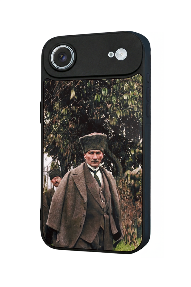 iPhone 17 Air Uyumlu Mustafa Kemal Ataturk Tasarımlı Glossy Premium Kılıf