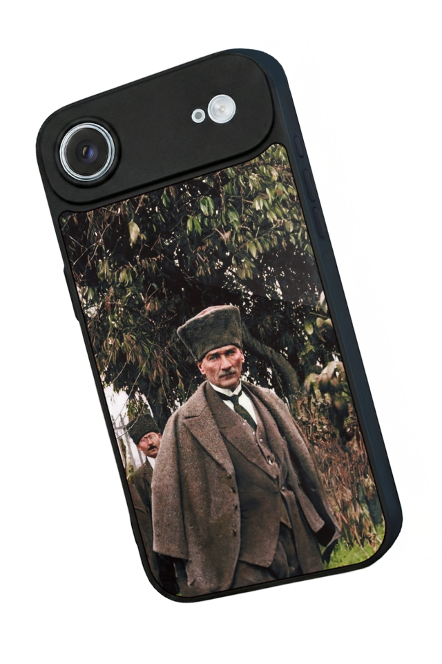 iPhone 17 Air Uyumlu Mustafa Kemal Ataturk Tasarımlı Glossy Premium Kılıf