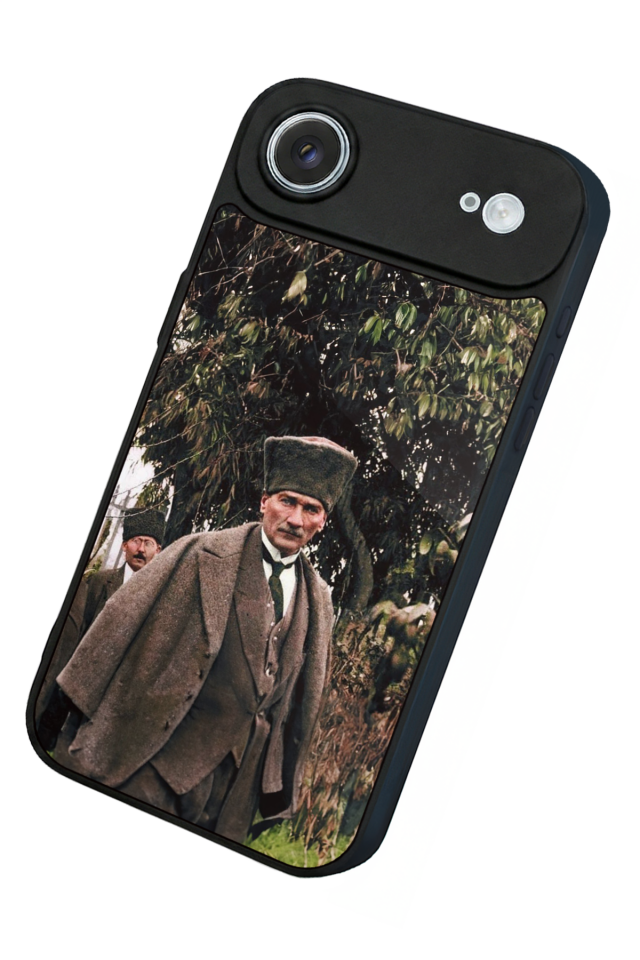 iPhone 17 Air Uyumlu Mustafa Kemal Ataturk Tasarımlı Glossy Premium Kılıf