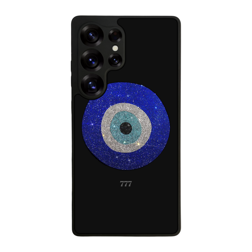 Samsung Galaxy S25 Ultra Uyumlu Nazar Tasarımlı Glossy Premium Kılıf