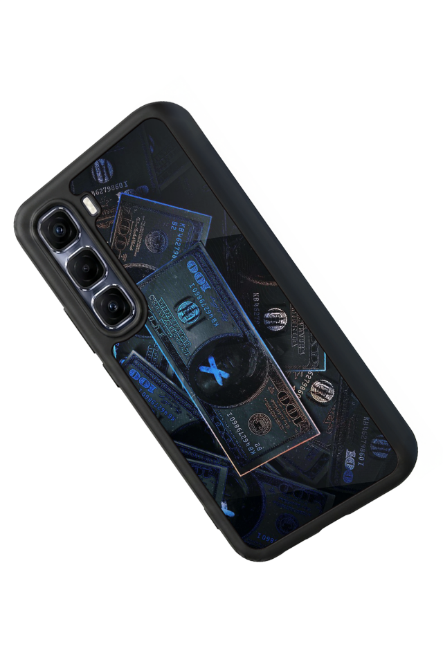 Infinix Hot 60 Pro Plus Uyumlu Para Tasarımlı Glossy Premium Kılıf