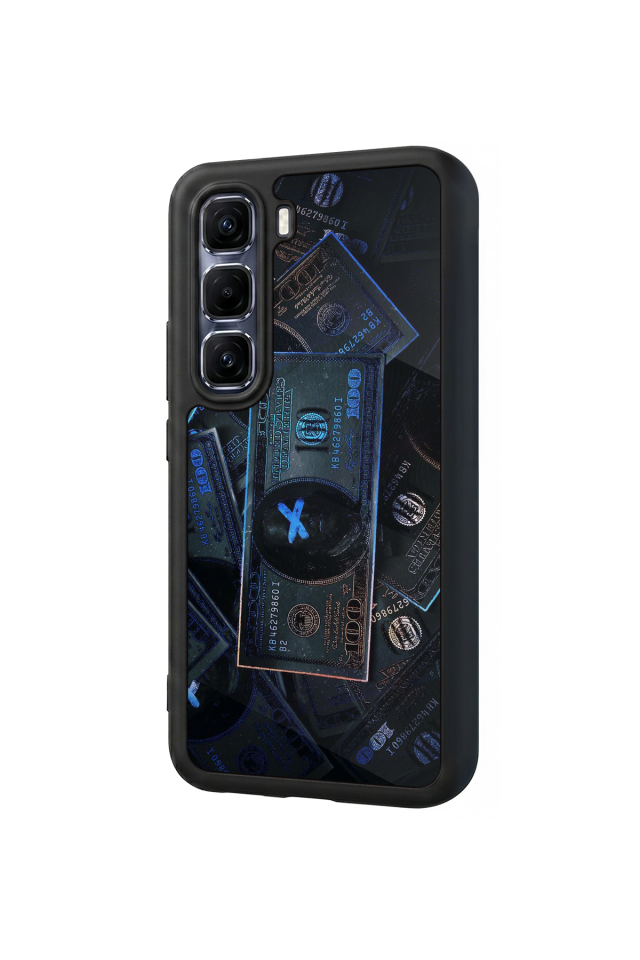 Infinix Hot 60 Pro Plus Uyumlu Para Tasarımlı Glossy Premium Kılıf