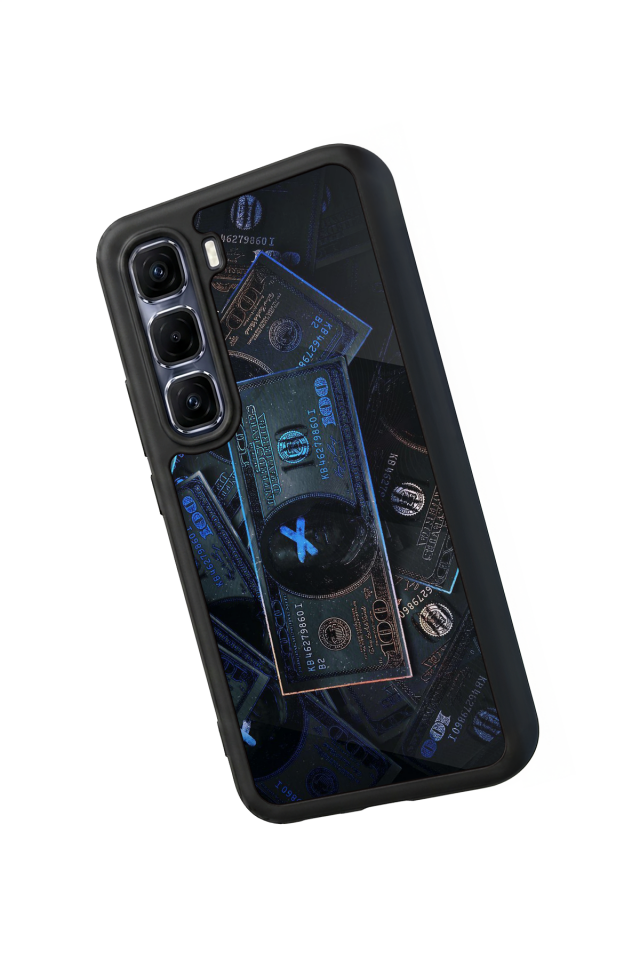 Infinix Hot 60 Pro Plus Uyumlu Para Tasarımlı Glossy Premium Kılıf