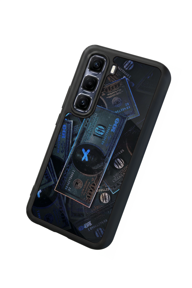 Infinix Hot 60 Pro Plus Uyumlu Para Tasarımlı Glossy Premium Kılıf
