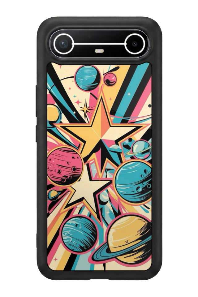 Tecno Spark Slim 5G Uyumlu Uzay Tasarımlı Glossy Premium Kılıf