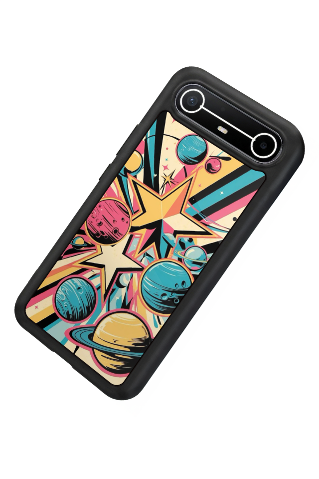 Tecno Spark Slim 5G Uyumlu Uzay Tasarımlı Glossy Premium Kılıf