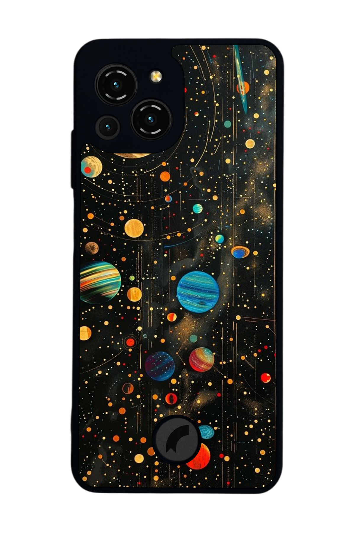 Reeder S23 Pro Max Uyumlu Uzay Tasarımlı Glossy Premium Kılıf