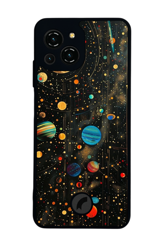 Reeder S23 Pro Max Uyumlu Uzay Tasarımlı Glossy Premium Kılıf