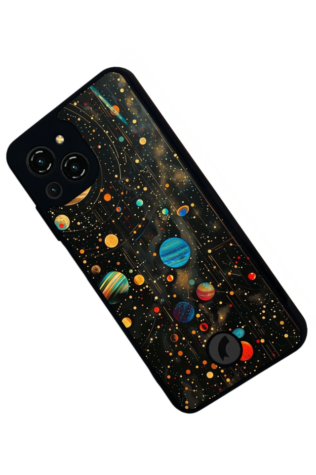 Reeder S23 Pro Max Uyumlu Uzay Tasarımlı Glossy Premium Kılıf