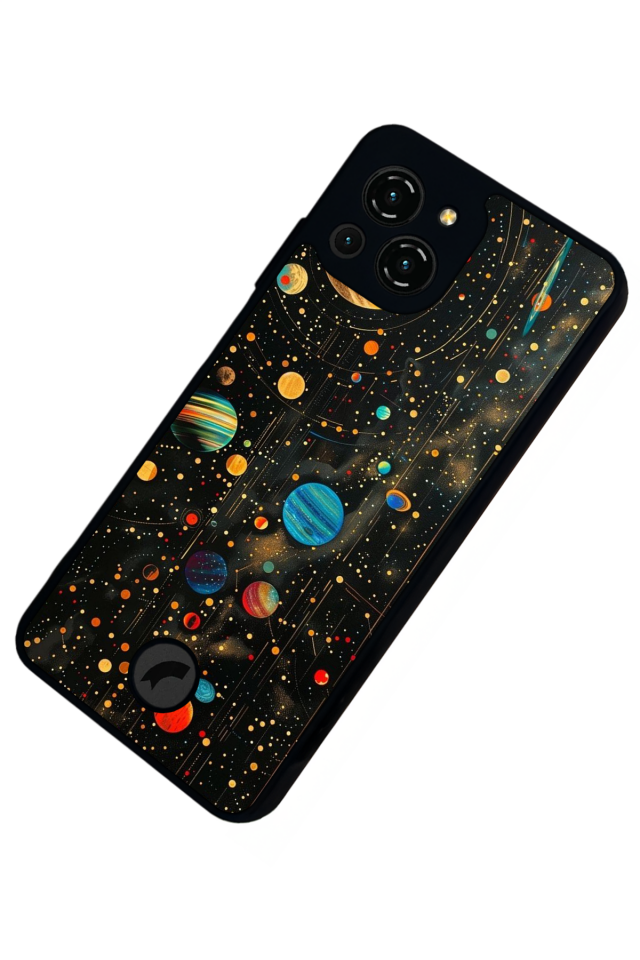 Reeder S23 Pro Max Uyumlu Uzay Tasarımlı Glossy Premium Kılıf