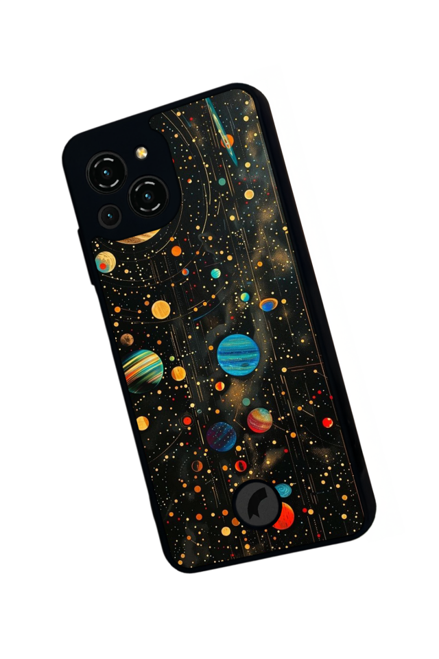 Reeder S23 Pro Max Uyumlu Uzay Tasarımlı Glossy Premium Kılıf