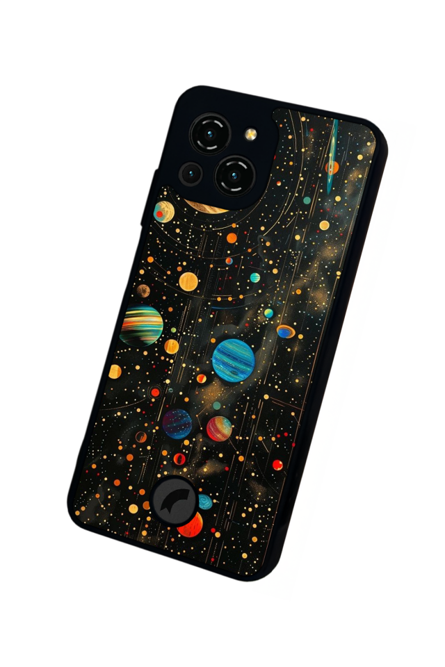 Reeder S23 Pro Max Uyumlu Uzay Tasarımlı Glossy Premium Kılıf