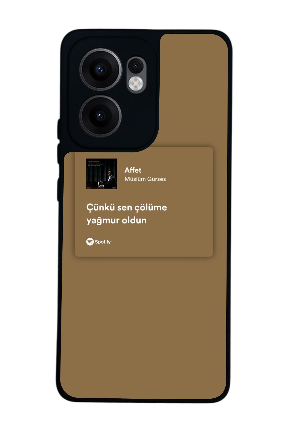 Oppo Reno 13F Uyumlu Sarki Sozleri Tasarımlı Glossy Premium Kılıf
