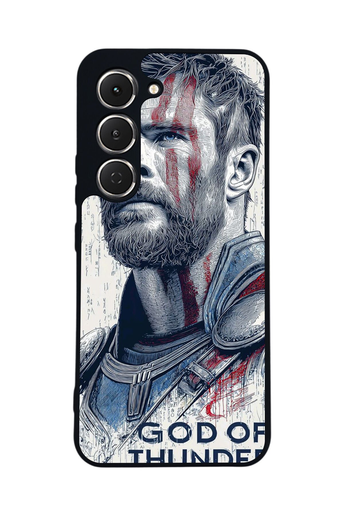 Tecno Spark 40 Pro Uyumlu Thor Tasarımlı Glossy Premium Kılıf