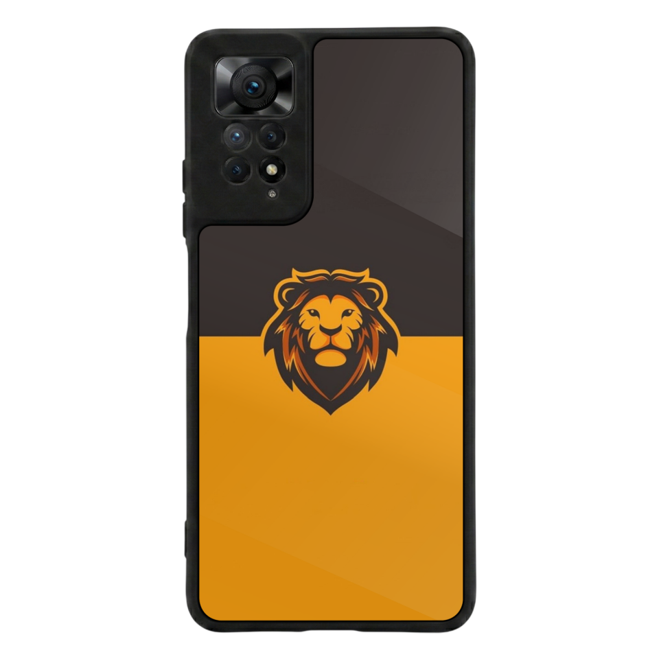 Xiaomi Redmi Note 12 Pro Uyumlu Aslan Tasarımlı Glossy Premium Kılıf