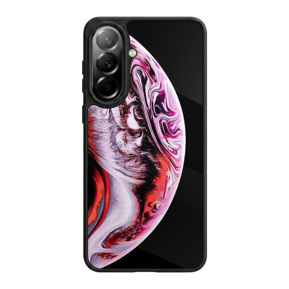 Samsung Galaxy A37 Uyumlu Ay Tasarımlı Glossy Premium Kılıf