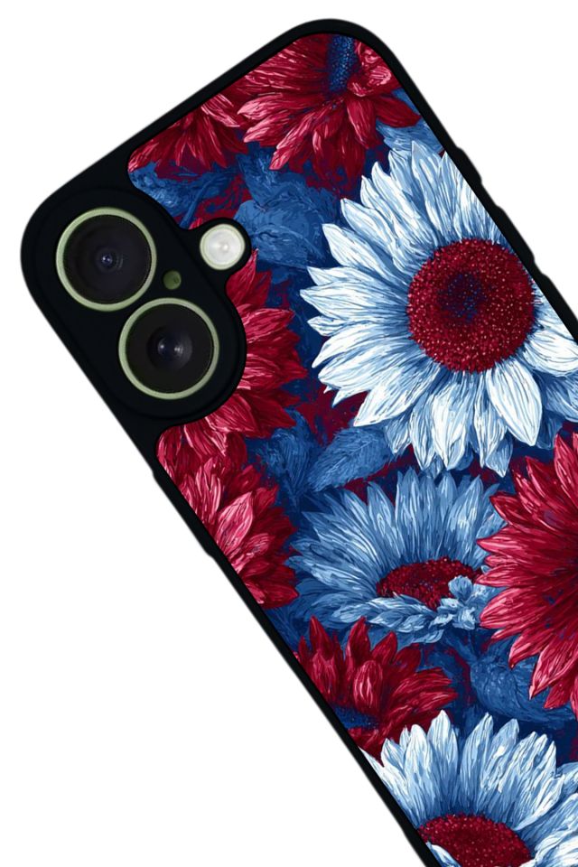 iPhone 17 Uyumlu Cicek Tasarımlı Glossy Premium Kılıf
