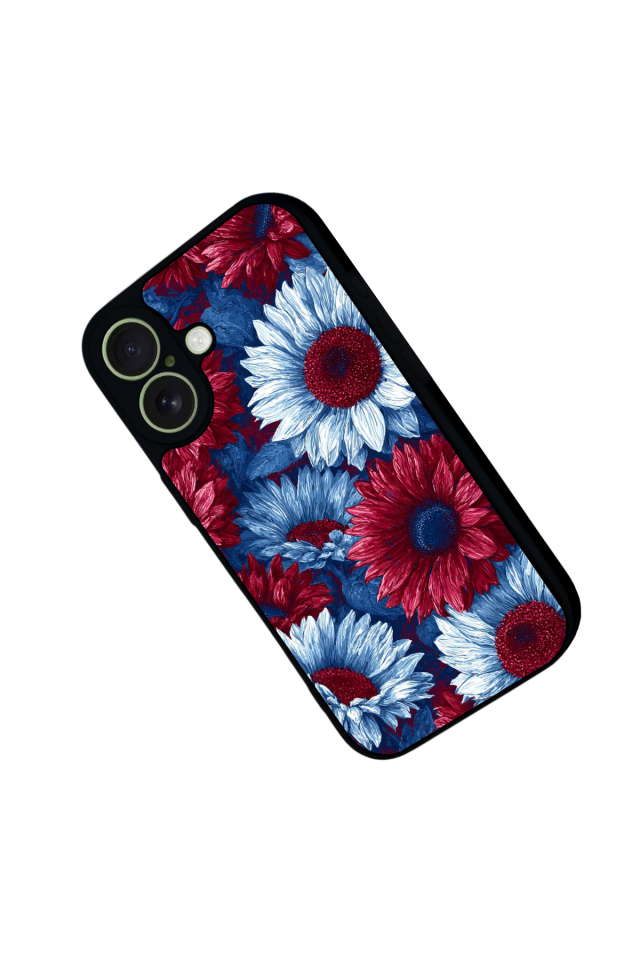 iPhone 17 Uyumlu Cicek Tasarımlı Glossy Premium Kılıf