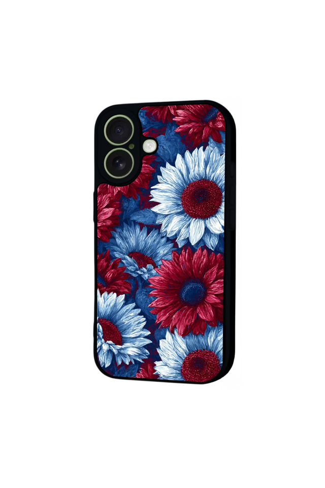 iPhone 17 Uyumlu Cicek Tasarımlı Glossy Premium Kılıf