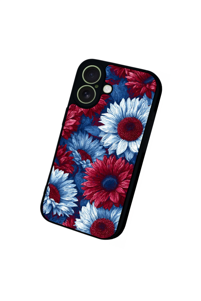 iPhone 17 Uyumlu Cicek Tasarımlı Glossy Premium Kılıf