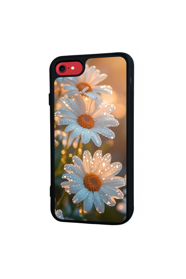 iPhone 7 Uyumlu Cicek Tasarımlı Glossy Premium Kılıf