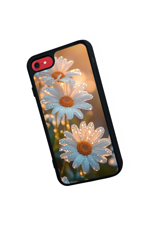 iPhone 7 Uyumlu Cicek Tasarımlı Glossy Premium Kılıf