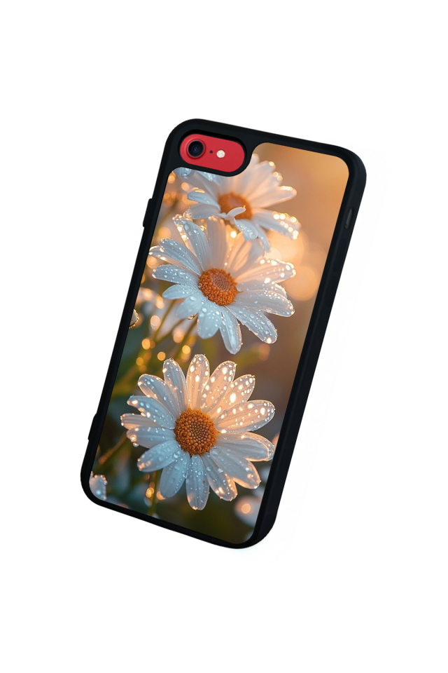 iPhone 7 Uyumlu Cicek Tasarımlı Glossy Premium Kılıf