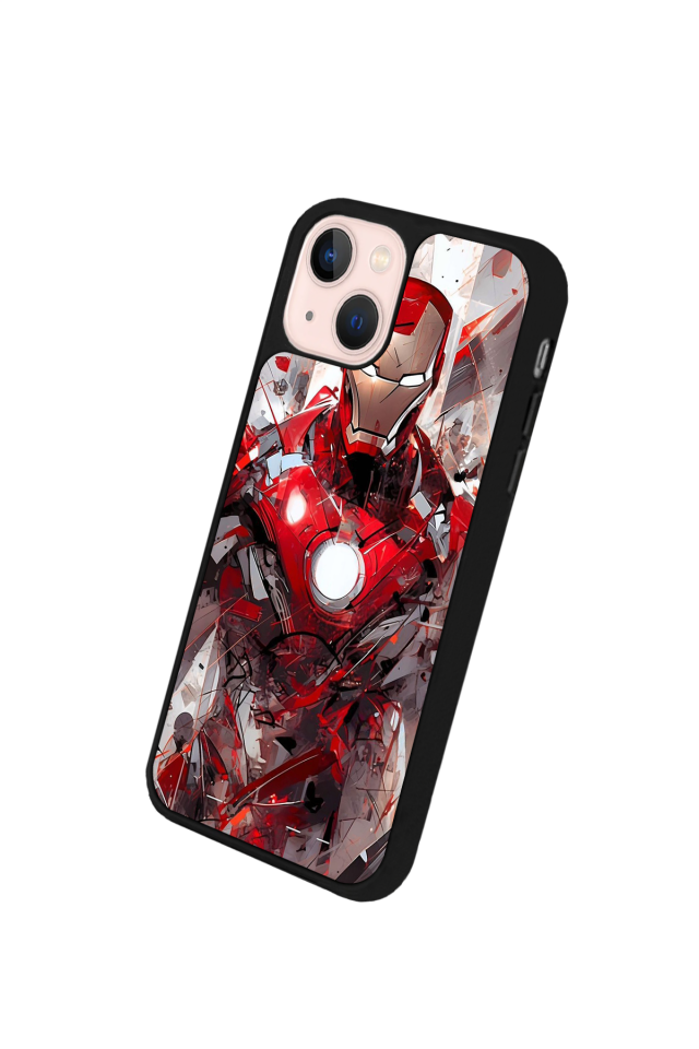 iPhone 15 Plus Uyumlu Iron Man ( Demir Adam ) Tasarımlı Glossy Premium Kılıf