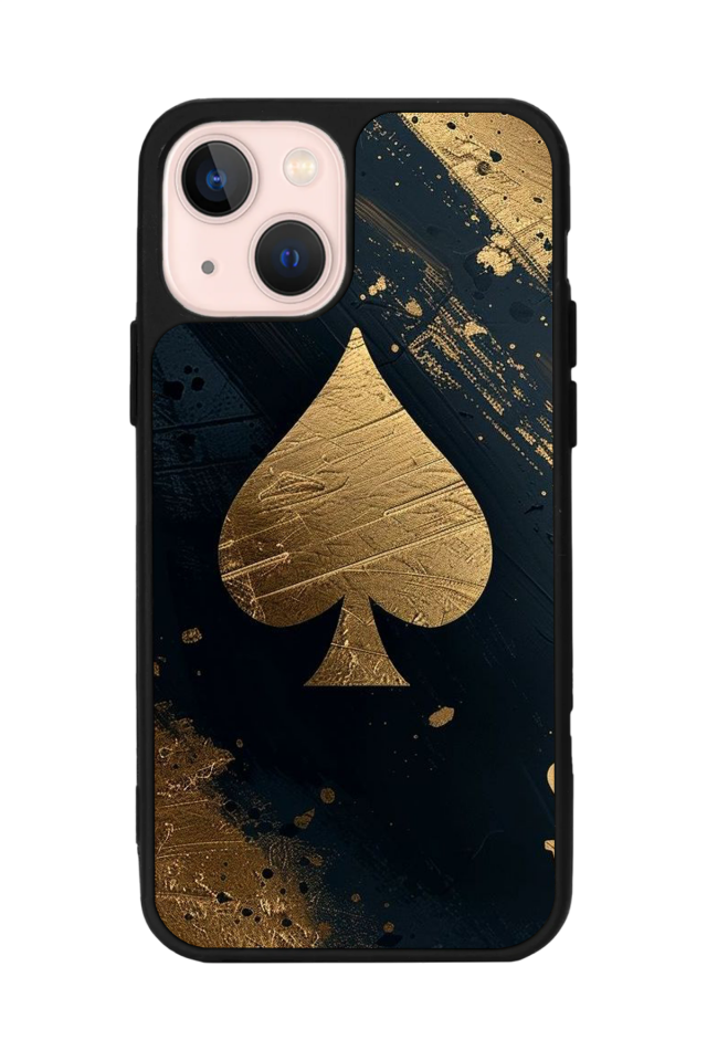 iPhone 15 Uyumlu Kart Tasarımlı Glossy Premium Kılıf