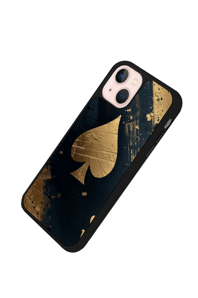 iPhone 15 Uyumlu Kart Tasarımlı Glossy Premium Kılıf