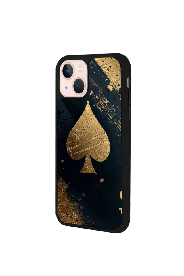 iPhone 15 Uyumlu Kart Tasarımlı Glossy Premium Kılıf