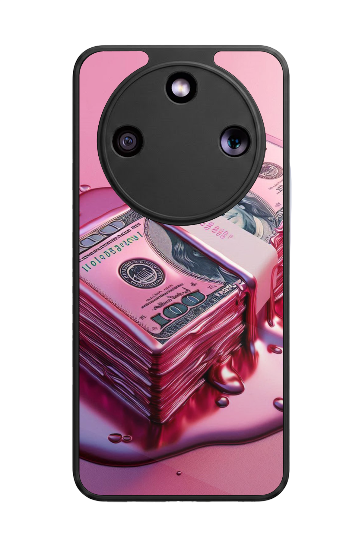 Honor Magic 8 Lite Uyumlu Money Para Tasarımlı Glossy Premium Kılıf