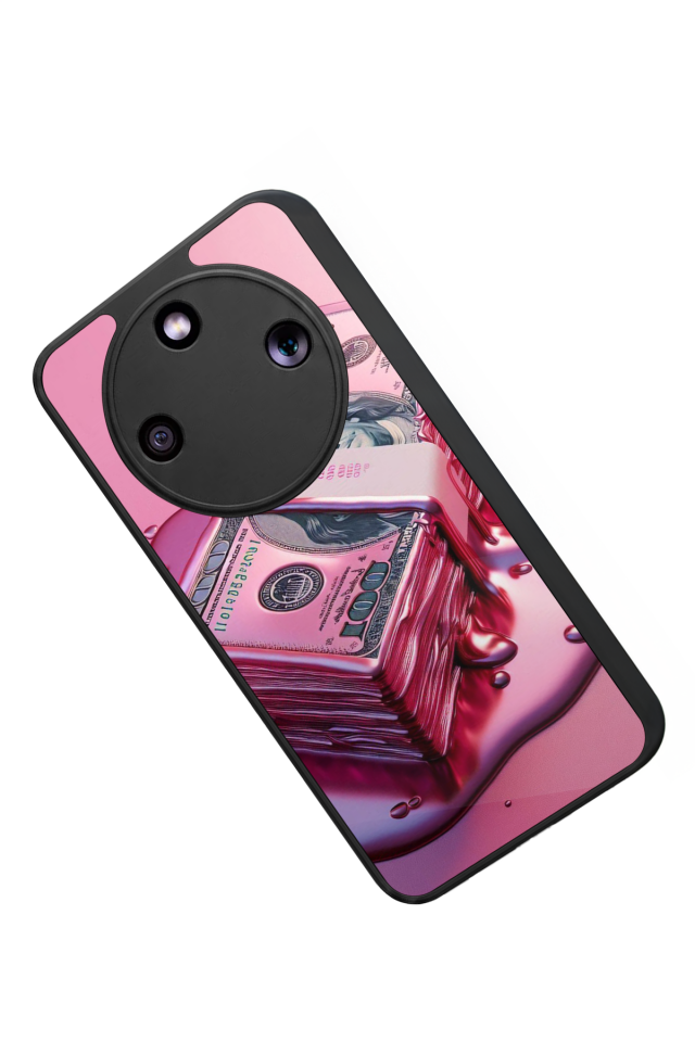 Honor Magic 8 Lite Uyumlu Money Para Tasarımlı Glossy Premium Kılıf