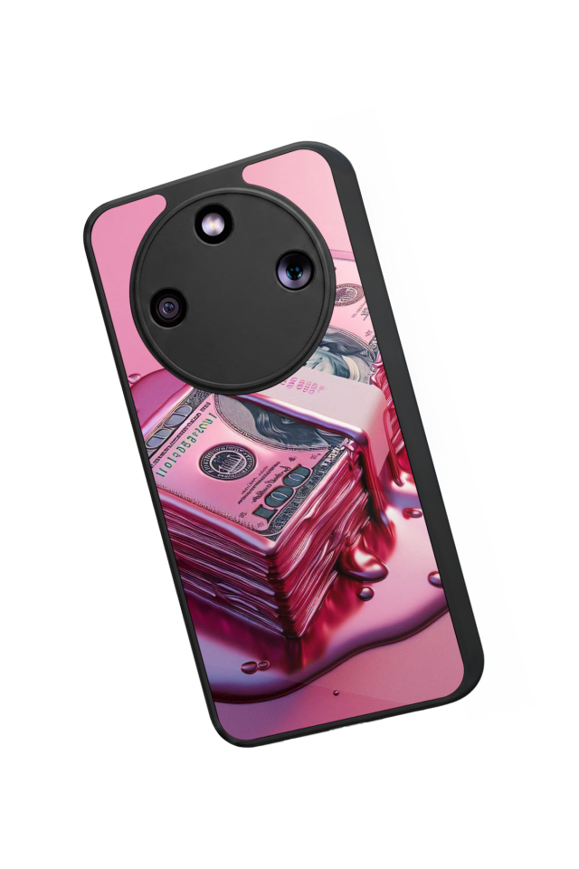 Honor Magic 8 Lite Uyumlu Money Para Tasarımlı Glossy Premium Kılıf